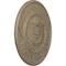 Ekena Millwork Wigan Ceiling Medallion, Hand-Painted Gobi Desert Crackle, 29 3/4"OD x 1 1/2"P CM29WGGDC - alternate 2